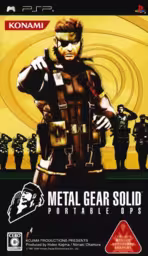 An image of Metal Gear Solid: Portable Ops - Front Cover.