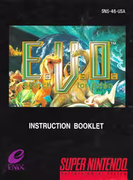 An image of E.V.O.: Search for Eden - Instruction Manual.