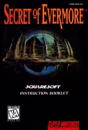 An image of Secret of Evermore - Instruction Manual.