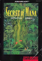 An image of Secret of Mana - Instruction Manual.