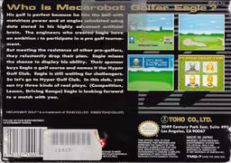 An image of Mecarobot Golf - Box Back.