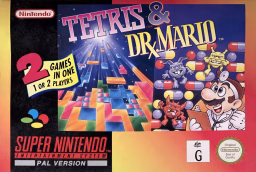 An image of Tetris & Dr. Mario - Box Front.