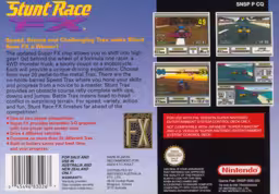 An image of Box & Manual: Stunt Race FX - Box Back.