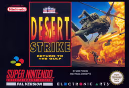 An image of Desert Strike: Return to the Gulf - Box Front.