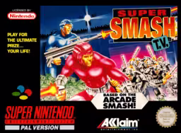 An image of Super Smash T.V. - Box Front.