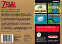 An image of The Legend of Zelda A Link to the Past - Box Back.