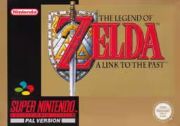 An image of The Legend of Zelda A Link to the Past - Box Front.