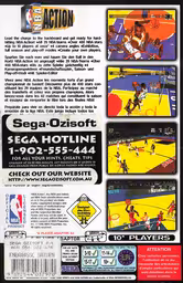 An image of NBA Action - Back Cover.