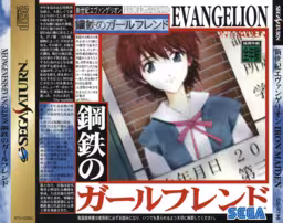 An image of Neon Genesis Evangelion: Girlfriend of Steel - Front Cover.