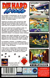 An image of Die Hard Arcade - Back Cover.