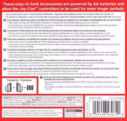 An image of Joy-Con AA Battery Pack Pair - Box Back.
