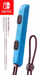 An image of Joy-Con Strap (Neon Blue) - Box Front.