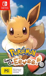 An image of Pokémon: Let’s Go, Eevee! - Front Cover.