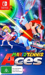 An image of Mario Tennis Aces - Front Cover.