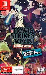 An image of Travis Strikes Again: No More Heroes - Front Cover.