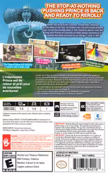 An image of Katamari Damacy REROLL - Back Cover.
