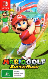 An image of Mario Golf: Super Rush - Front Cover.