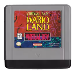 An image of Virtual Boy Wario Land - Game Cartridge.