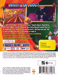 An image of Looney Tunes Galactic Sports - Back Cover.