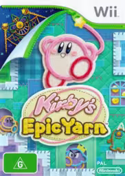 An image of Kirby’s Epic Yarn - Front Cover.