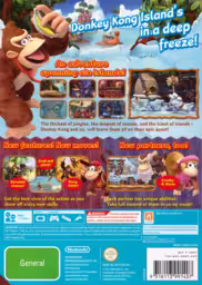 An image of Donkey Kong Country: Tropical Freeze - Back Cover.