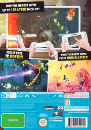 An image of Rayman Legends - Back Cover.
