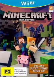 An image of Minecraft Wii U Edition - Front Cover.