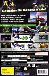 An image of Star Fox Zero (First Print Edition) - Box Back.