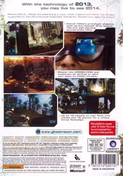 An image of Tom Clancy’s Ghost Recon: Advanced Warfighter - Back Cover.