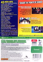 An image of Just Dance 2016 - Back Cover.