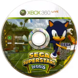 An image of Sega Superstars Tennis - Game Disc.