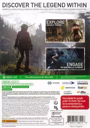 An image of Rise of the Tomb Raider - Back Cover.