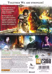 An image of Dungeon Siege III - Back Cover.