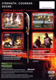 An image of Case + Manual: Dynasty Warriors 4 - Back Cover.