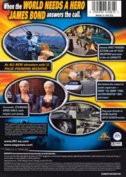 An image of James Bond 007: Agent Under Fire - Back Cover.