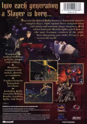 An image of Buffy the Vampire Slayer - Back Cover.