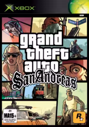 An image of Grand Theft Auto: San Andreas - Front Cover.
