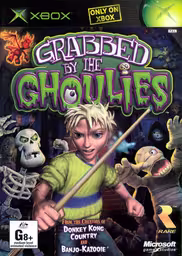 An image of Grabbed by the Ghoulies - Front Cover.