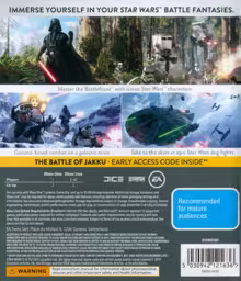 An image of Star Wars Battlefront - Back Cover.