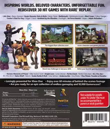 An image of Rare Replay - Back Cover.