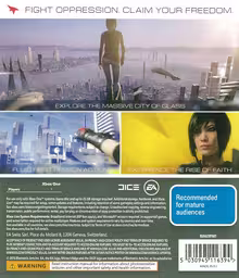 An image of Mirror’s Edge Catalyst - Back Cover.