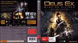 An image of Deus Ex: Mankind Divided Day One Edition - Full Cover.