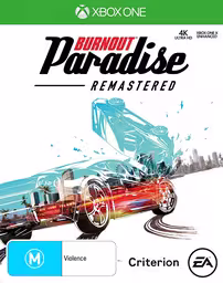 An image of Burnout Paradise Remastered - Front Cover.