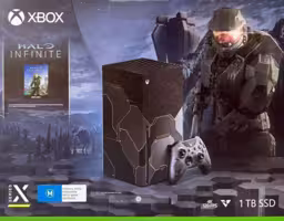 An image of Xbox Series X Halo Infinite Limited Edition - Box Front.