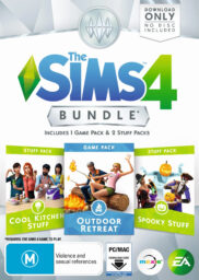 The Sims 4 Bundle: Outdoor Retreat, Cool Kitchen Stuff, Spooky Stuff