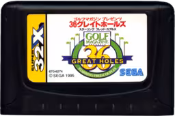 An image of Golf Magazine Presents 36 Great Holes Starring Fred Couples - Game Cartridge.