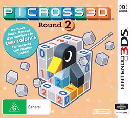 An image of Picross 3D: Round 2 - Front Cover.
