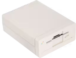 An image of Amiga External 3.5″ Floppy Disk Drive.