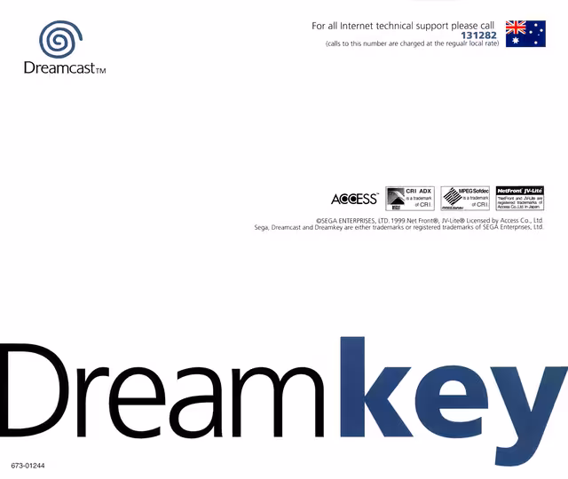 An image of Dreamkey - Back Cover.