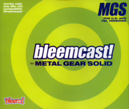 An image of Bleemcast! for Metal Gear Solid - Front Cover.